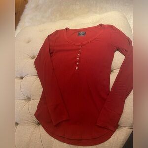 Abercrombie & Fitch red top
